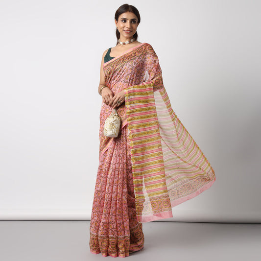 Sunflower Whispers Cotton Silk Saree