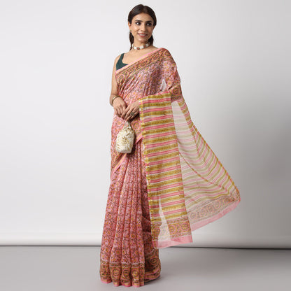 Sunflower Whispers Cotton Silk Saree