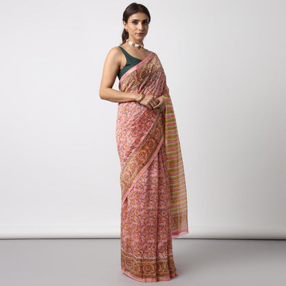 Sunflower Whispers Cotton Silk Saree