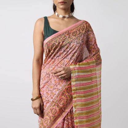 Sunflower Whispers Cotton Silk Saree