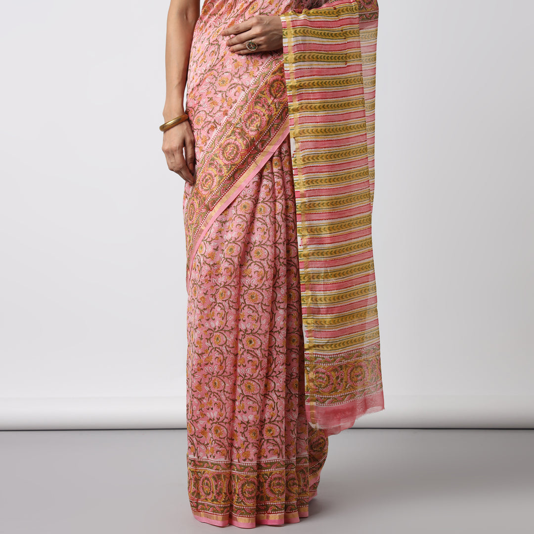 Sunflower Whispers Cotton Silk Saree