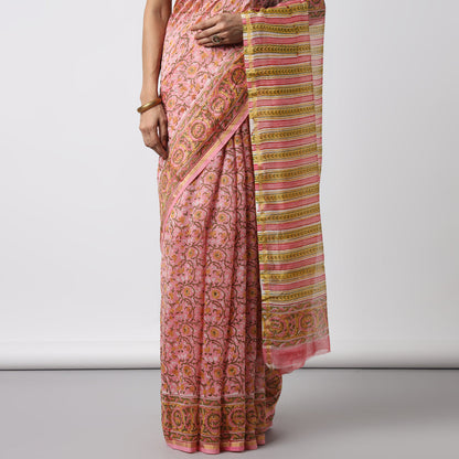 Sunflower Whispers Cotton Silk Saree