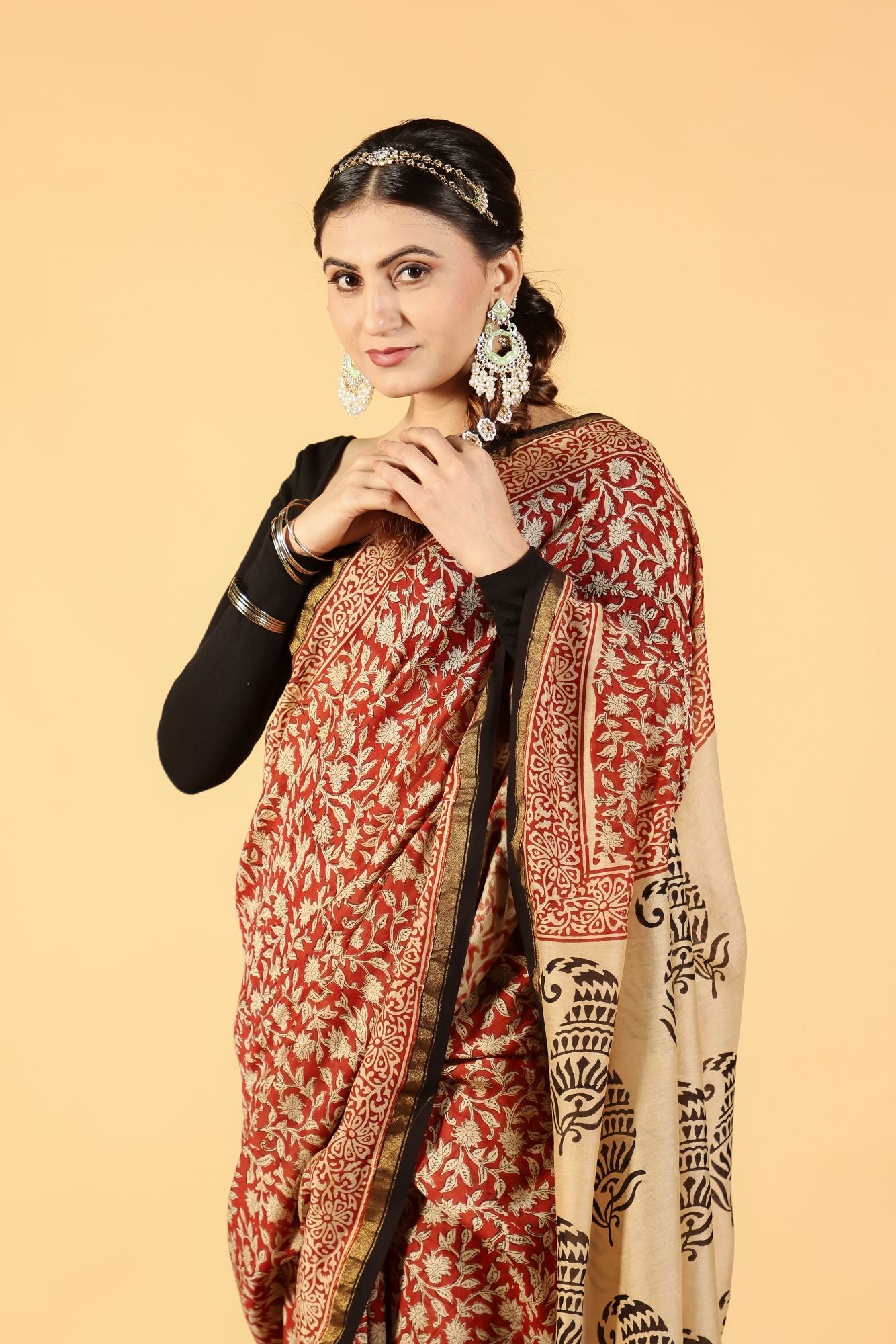 Desi Terra Drape Silk Cotton Saree