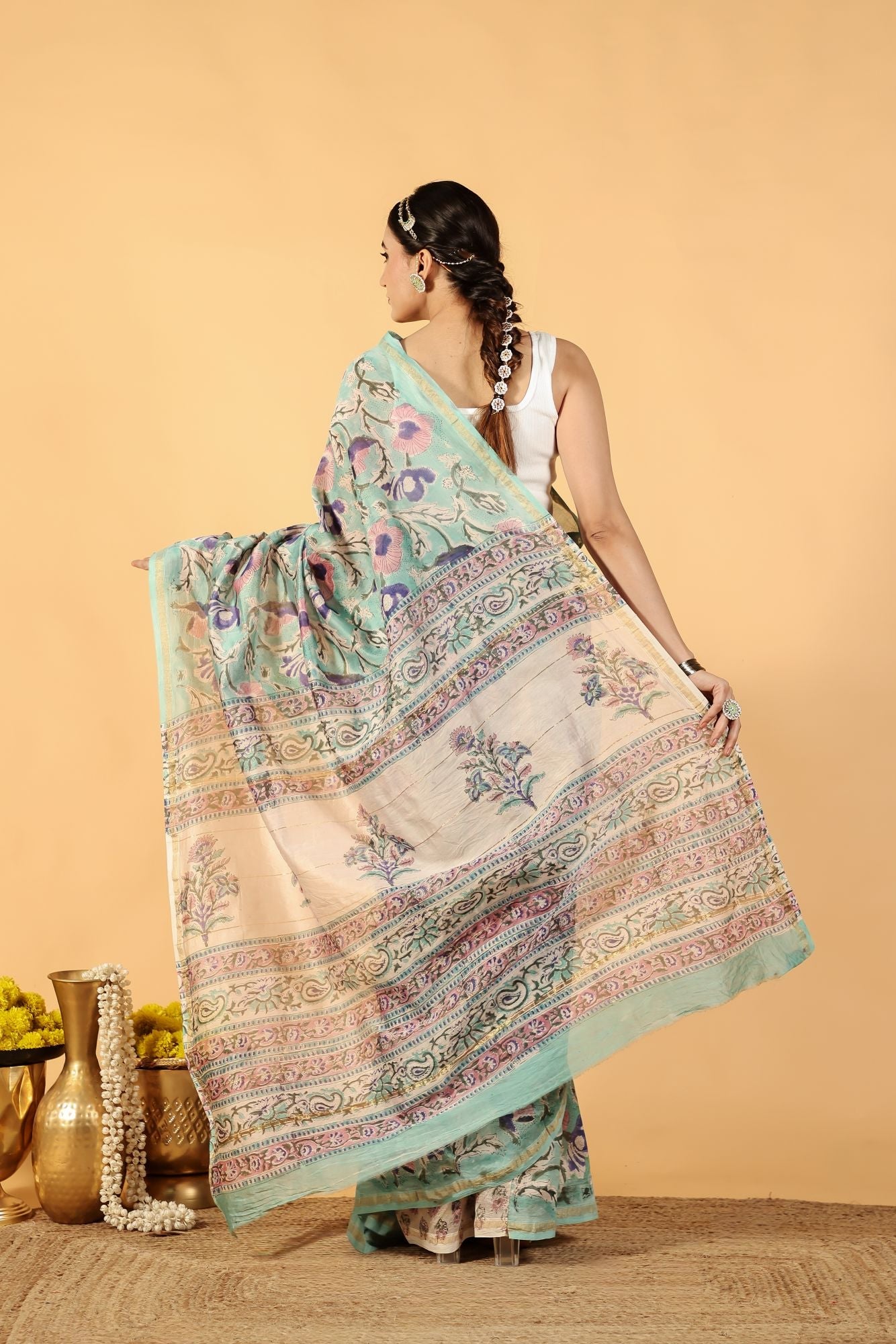 Sage Whisper Cotton Silk Saree