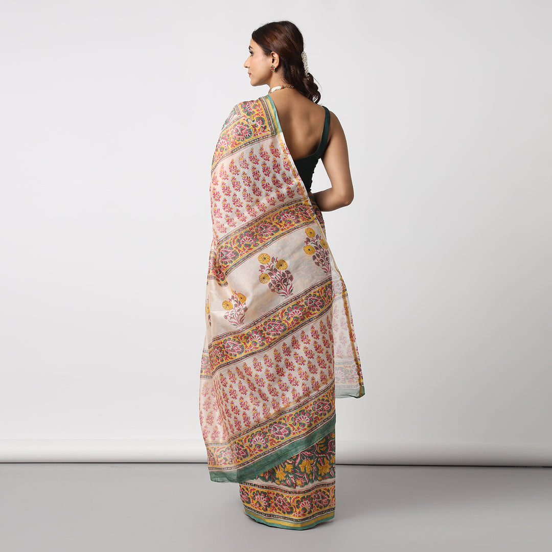 Garden of Secrets -Cotton Silk Saree