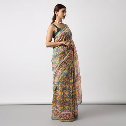 Garden of Secrets -Cotton Silk Saree