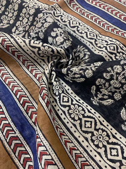 Chinese Checkers- Cotton Silk Saree